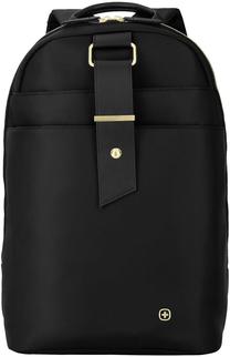 Portatīvā datora mugursoma Wenger Alexa Laptop Backpack 16'' Black, melna krās., 16"