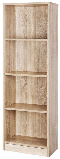 Lentyna Songmics Book, ruda, 40 cm x 24 cm x 121.5 cm