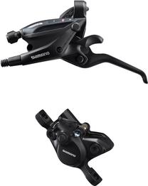 Stabdis Shimano ST-EF505(L)/BR-MT200, aliuminis/plastikas, juoda sp.