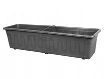 Balkoninis vazonas Plastkon Garden 41105617, plastikinis, 78 cm x 17 cm, Ø 78 cm, antracito sp.