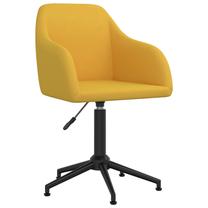 Darba krēsls VLX Swivel Office 3089872, 53 x 51.5 x 77 - 89 cm, dzeltena krās.