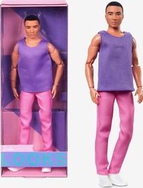 Куклa‑мужчинa Mattel Barbie Signature HJW84, 30 см, розовый цв.