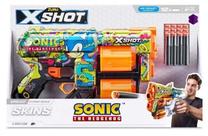 Игрушечное оружие Zuru X-Shot Sonic the Hedgehog Blaster Skins Dread Hyper Spike 36583D Многоцветный