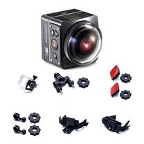 Sporta kamera Kodak Pixpro SP360 4K Pack SP3604KBK7, melna krās.