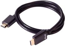Vads Club 3D HDMI male, HDMI male, 2 m, melna krās.