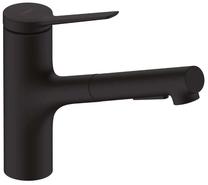 Кухонный смеситель Hansgrohe Zesis M33, черный цв.