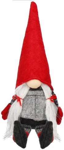 Kalėdinė dekoracija, "Nykštukas" Springos Gnome CA0901, 38 cm, įvairių spalvų