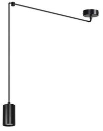 Valgusti rippuv Emibig Traker 1 524/1, GU10, 1 x 8 W, must v. / must v., 8 x 10 cm