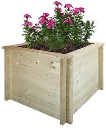 Gėlių vazonas Timbela M621-1, mediena, 78 cm x 78 cm, Ø 85 cm, medžio sp.
