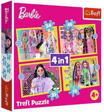 Пазл 4in1 Trefl Happy World Of Barbie 34626, 205 см x 285 см, 207 шт., многоцветный