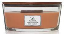 Žvakė, aromatinė WoodWick Caramel Toasted Sesame, 40 h, 453.6 g, ruda sp.