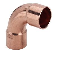Alkūnė Viega 95002A, 90 °, 10 mm - Lituojamas vidus/10 mm - Lituojama išorė, varis