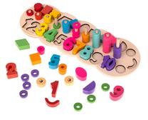 Attīstoša rotaļlieta Numbers, 10 cm, daudzkrāsaina