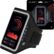 Telefono dėklas ant rankos Alogy WaterProof Sport ArmBand, juoda sp.