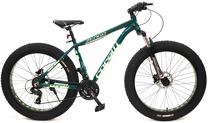 Dviratis fatbike Corelli Zengo FatBike, 26 ", 16" rėmas, žalia sp.