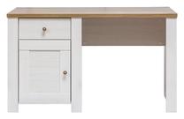 Rašomasis stalas su spintele Bogfran Deluxe, 129 cm x 67 cm, 76 cm, ąžuolo sp.