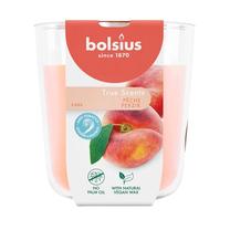 Žvakė, aromatinė Bolsius True Scents Peach, 48 h, oranžinė sp.