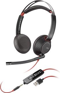 Vadu austiņas Plantronics Blackwire C5220, melna krās.