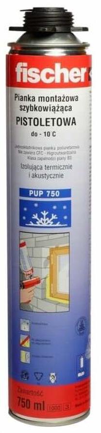 Montažinės putos Fischer Pro, 750 ml