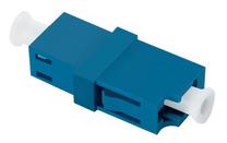 Адаптер Qoltec SingleMode LC/UPC, синий цв./белый цв.