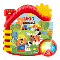 Буклет с занятиями для малышей, книга Chicco Farm, LT, многоцветный