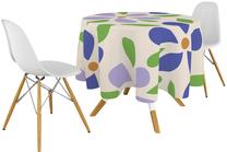 Staltiesė apvali Hermia 6, įvairių spalvų, 160 x 160 cm
