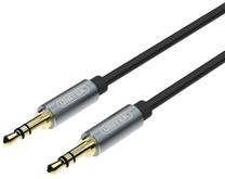 Vads Unitek 3.5mm / 3.5mm 3.5 mm female, 3.5 mm male, 20 m, melna krās.