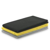 Virtuvinių rankšluosčių rinkinys Restilo Letty Waffle, geltona sp./pilka sp., 70 cm x 50 cm, 3 vnt.