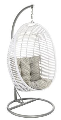 Atkares krēsls Home4you Cora, balta krās.