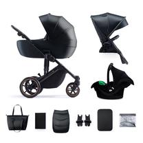 Universalus vežimėlis KinderKraft Prime 2 3in1, juoda sp.