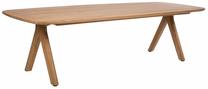Lauko stalas Home4you Roca, ruda sp., 280 cm x 110 cm x 76 cm