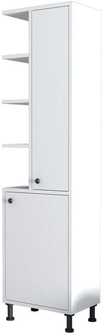 Laisvai pastatoma vonios spinta Kalune Design Lina 2, balta sp., 30 cm x 60 cm x 170 cm