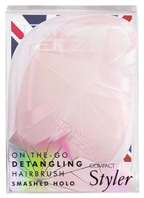 Щетка для волос Tangle Teezer Compact Styler Smashed Holo, розовый цв.