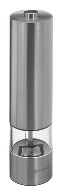 Druskos ir pipirų malūnėlis Pyramis Pepper Shaker, sidabro sp.