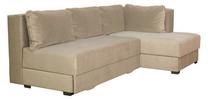 Kampinė sofa Bodzio Judyta, smėlio sp., dešininė, 225 x 155 cm x 77 cm