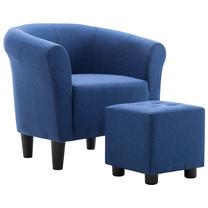 Tugitool VLX Chesterfield 248036, sinine v./must v., 56 cm x 70 cm x 66 cm