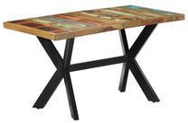 Stalas VLX 247439, įvairių spalvų, 140 cm x 70 cm x 75 cm