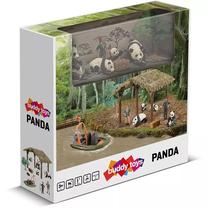 Rinkinys Buddy Toys Panda BGA 1031, 16 cm, 16 vnt., įvairių spalvų