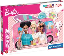 Dėlionė Clementoni Shaped Barbie 27162, 33.5 cm x 48.5 cm, 104 vnt., įvairių spalvų