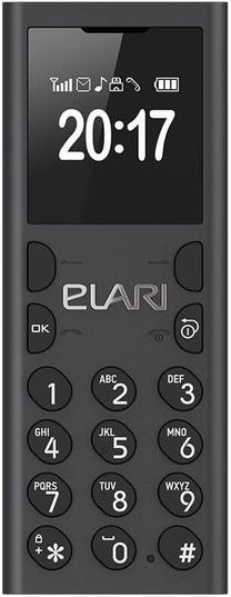 Telefons ar pogām Elari NanoPhone C, 32 MB, melns krās.