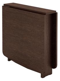 Valgomojo stalas išskleidžiamas DaVita, rudas, 154 cm x 80 cm x 75 cm