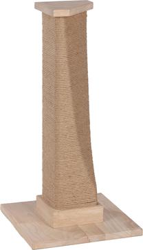 Kaķu skrāpējamais stabs Flamingo Tree Nomi, 33 cm x 33 cm x 64 cm, Brūna krās.