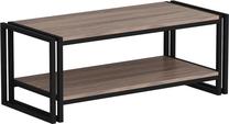 Kavos staliukas Kalune Design Lesa, ąžuolo sp./juoda sp., 120 cm x 40 cm x 45 cm