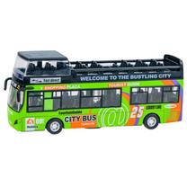 Игрушечный автобус Maisto Die Cast City Bus ZA2094, зеленый цв.