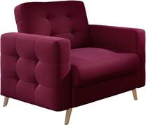 Krėslas Asgard Mat Velvet 68, tamsiai violetinė sp., 92 cm x 105 cm x 88 cm