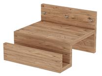 Dviračio laikiklis Kalune Design Kisray 550ARN2904, medžio drožlių plokštė (mdp)/melaminas, ruda sp.