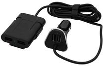 Auto telefona lādētājs Blow, 4 x USB 2.0, melna krās.
