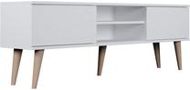 TV galds Kocot Kids Toronto, balta krās., 160 cm x 35 cm x 55.5 cm