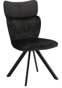 Valgomojo kėdė Home4you Eddy 10332, tamsiai pilka sp., 49 cm x 55 cm x 89 cm