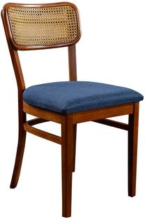 Kėdžių rinkinys Kalune Design Morocco 998VOW1122, mėlyna sp./riešuto sp., 44 cm x 44 cm x 88 cm, 2 vnt.